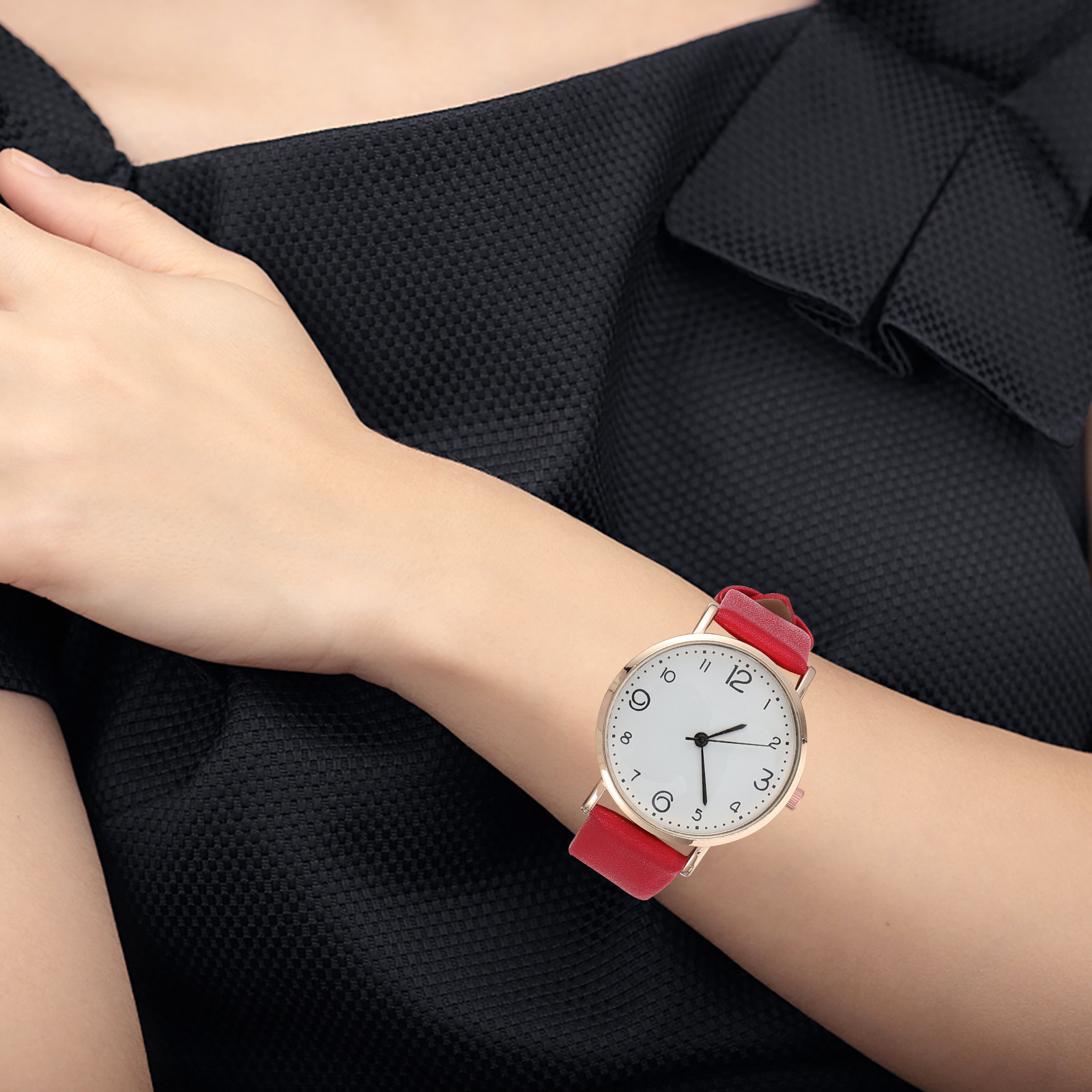 Luxury Watch White - Lady Wristwatch Premium Band Fashion Women