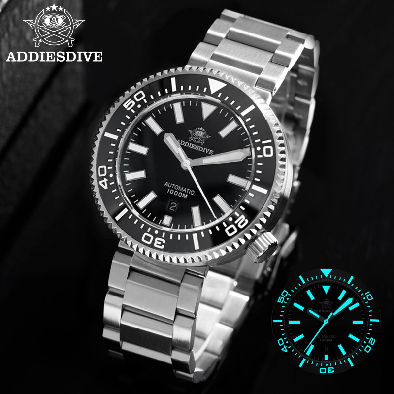 ADDIESDIVE Men's Luxury Watch  - đánh giá và giá Seiko Watch 5 Sports