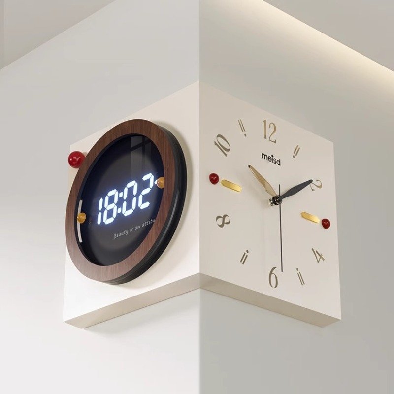 Corner Wall Clock Double Sided - đánh giá và giá Luxury Watch Wall Clock
