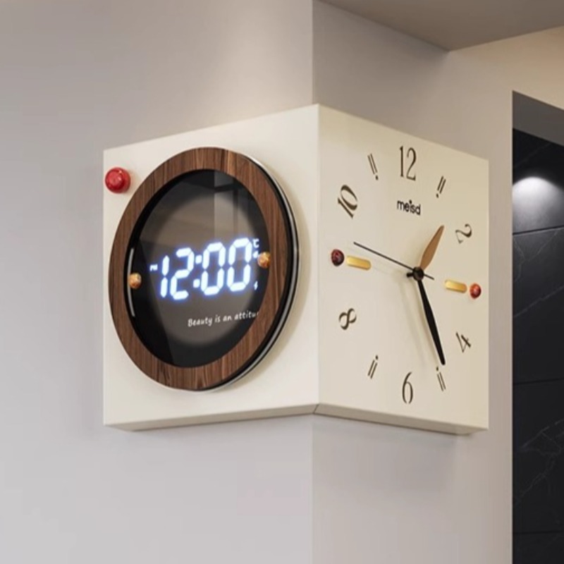 Corner Wall Clock Double Sided - đánh giá và giá Luxury Watch Wall Clock