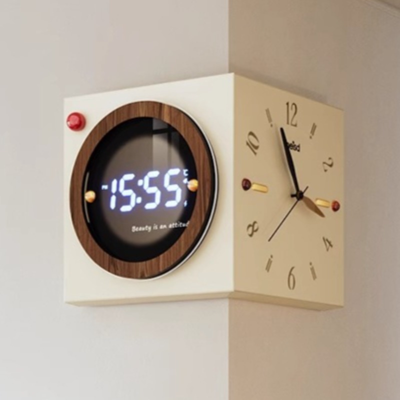 Corner Wall Clock Double Sided - đánh giá và giá Luxury Watch Wall Clock