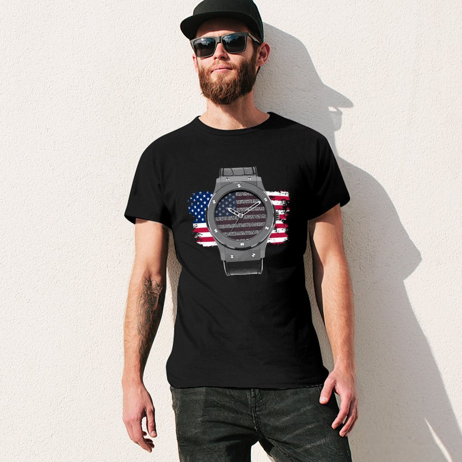 LUXURY WATCH DRAWING T-Shirt H - đánh giá và giá Luxury Watch Drawing
