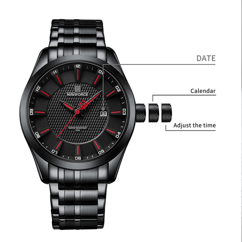 NAVIFORCE Men's Quartz Watch F - đánh giá và giá Luxury Watch Trading