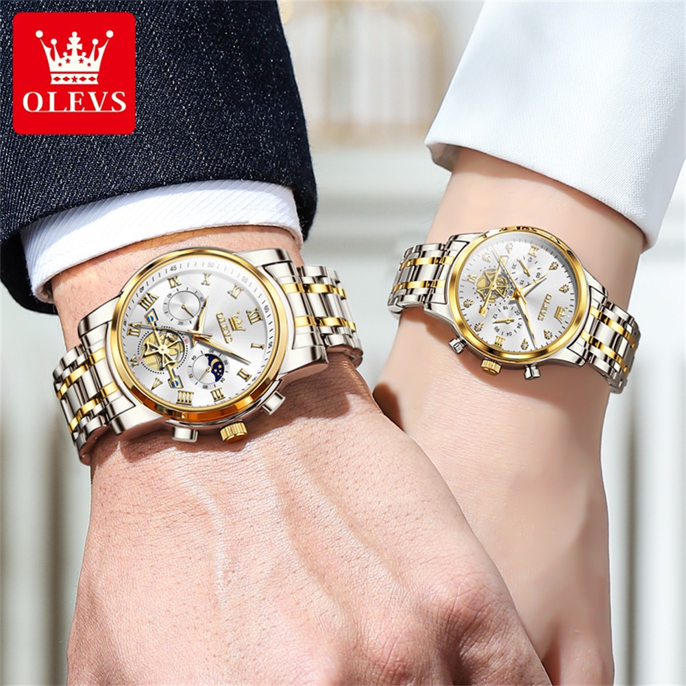 OLEVS Quartz Couple Watch Luxu - đánh giá và giá Luxury Watch Zone