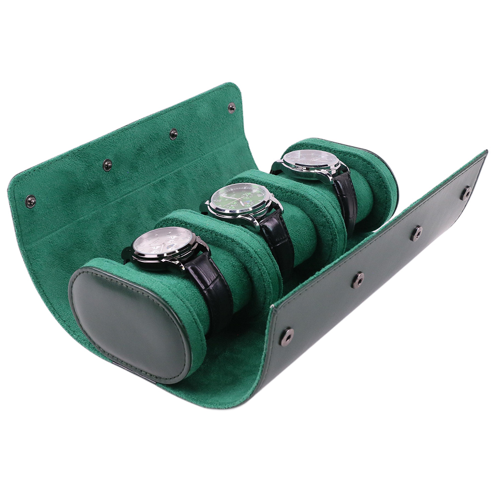 Luxury Portable 3 Slots PU Lea - đánh giá và giá Luxury Watch Case Travel