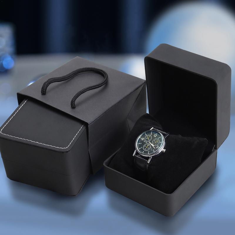 Luxury Leather Watch Storage B - đánh giá và giá Luxury Watch Case Travel
