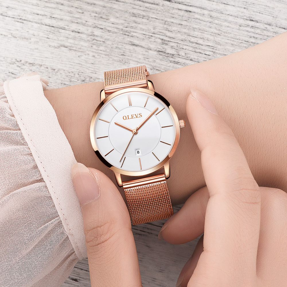 OLEVS Đồng Hồ Dành Cho Nữ Chốn - đánh giá và giá Luxury Watch Case Travel