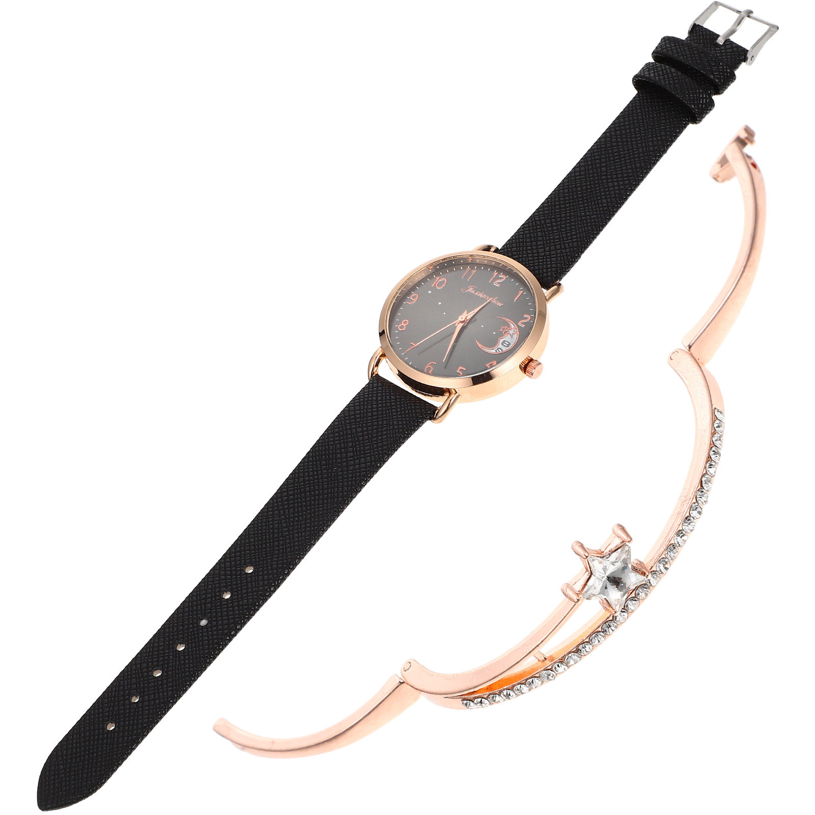 1Set Elegant Star Moon Women W - đánh giá và giá Luxury Watch White