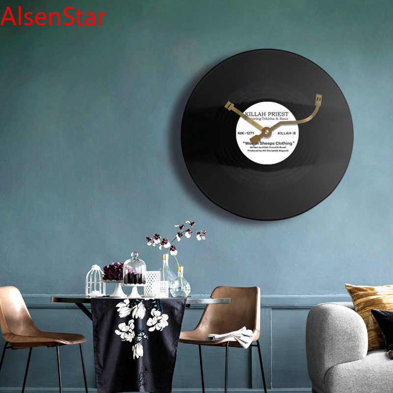 12 Inches Vinyl Record Retro C - đánh giá và giá Luxury Watch Wall Clock