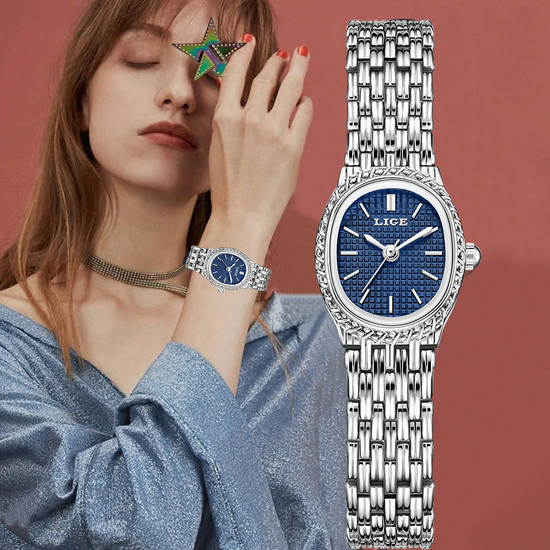 LIGE Fashion Luxury Quartz Wom - đánh giá và giá Luxury Watch Quartz