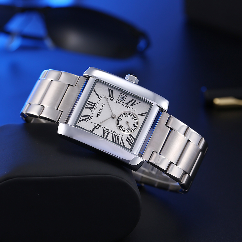 Luxury Men's Watch Men's Gold  - đánh giá và giá Luxury Watch White