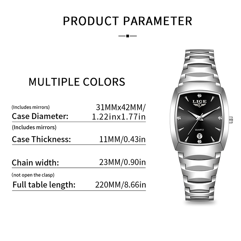 LIGE Watch women Business Luxu - đánh giá và giá Luxury Watch Quartz