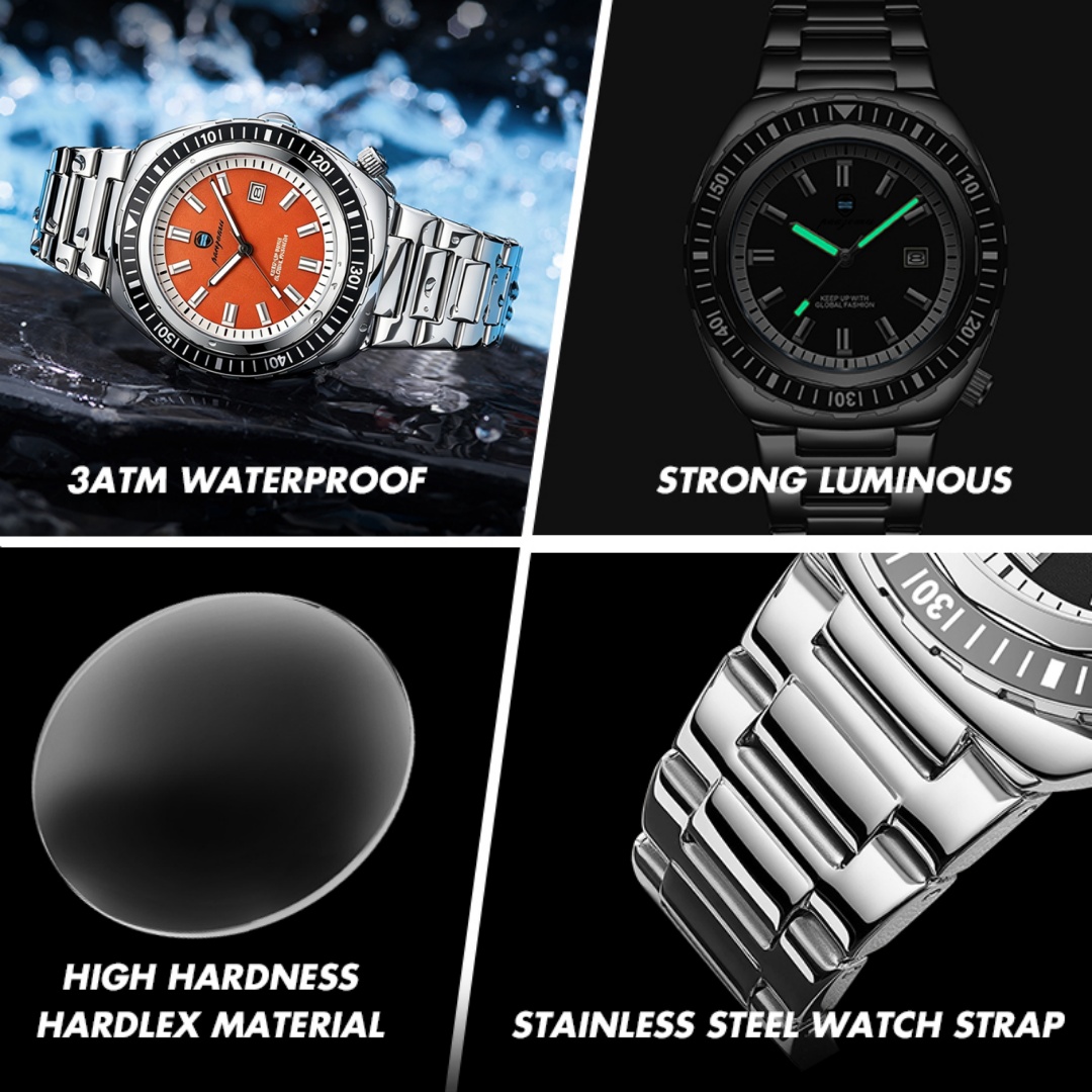 PAAZOMU Luxury Brand Men's Wat - đánh giá và giá Luxury Watch Nice