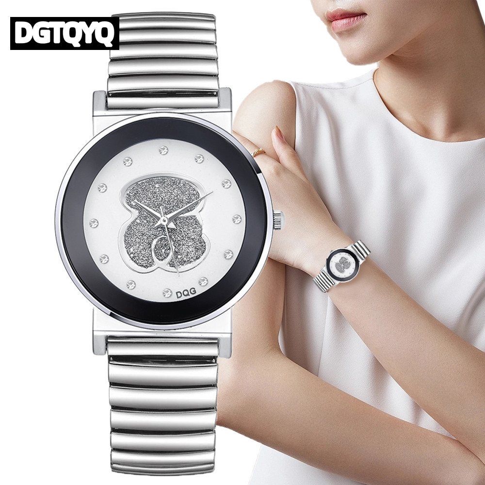 Luxury Ladies Black White Bear - đánh giá và giá Luxury Watch White