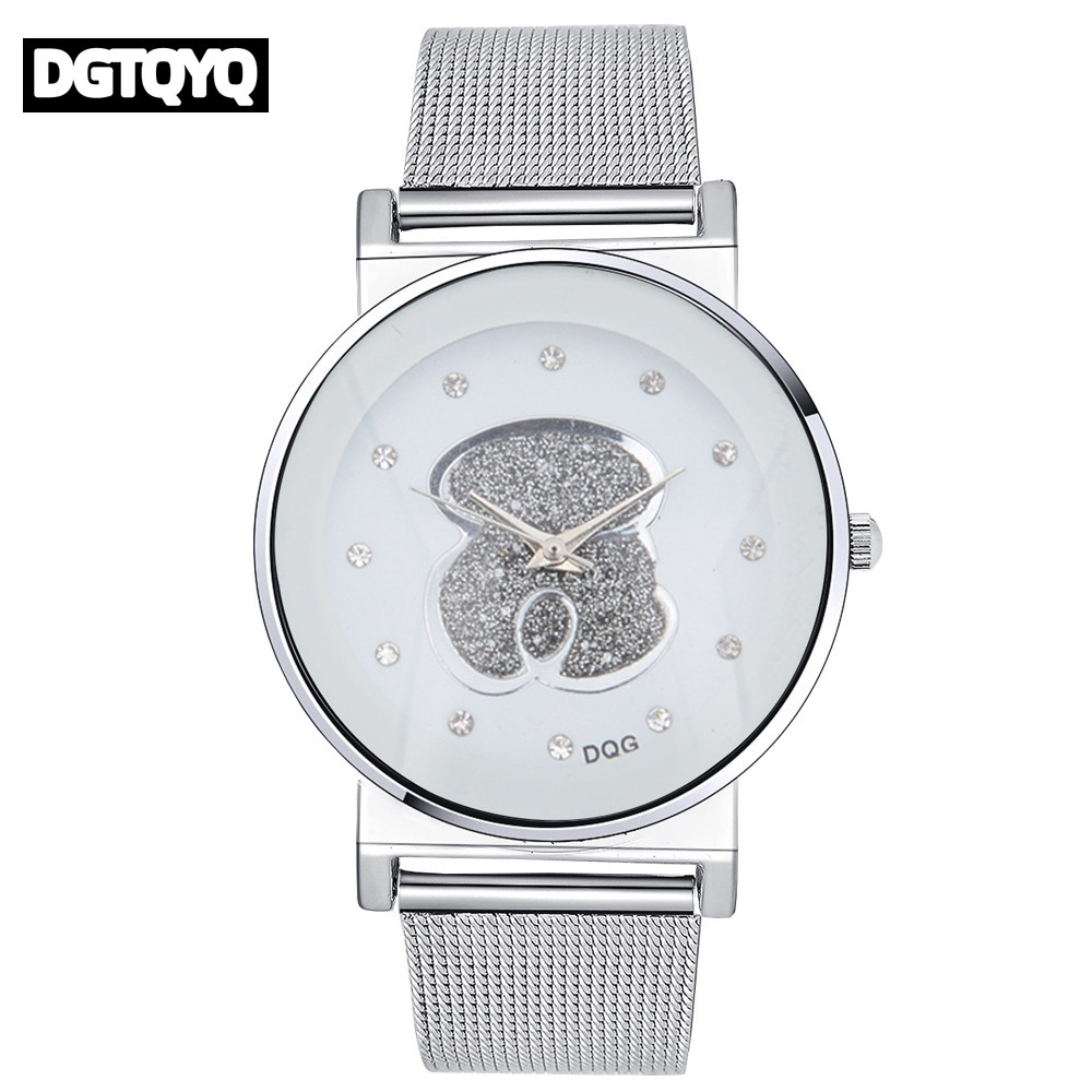 Luxury Ladies Black White Bear - đánh giá và giá Luxury Watch White
