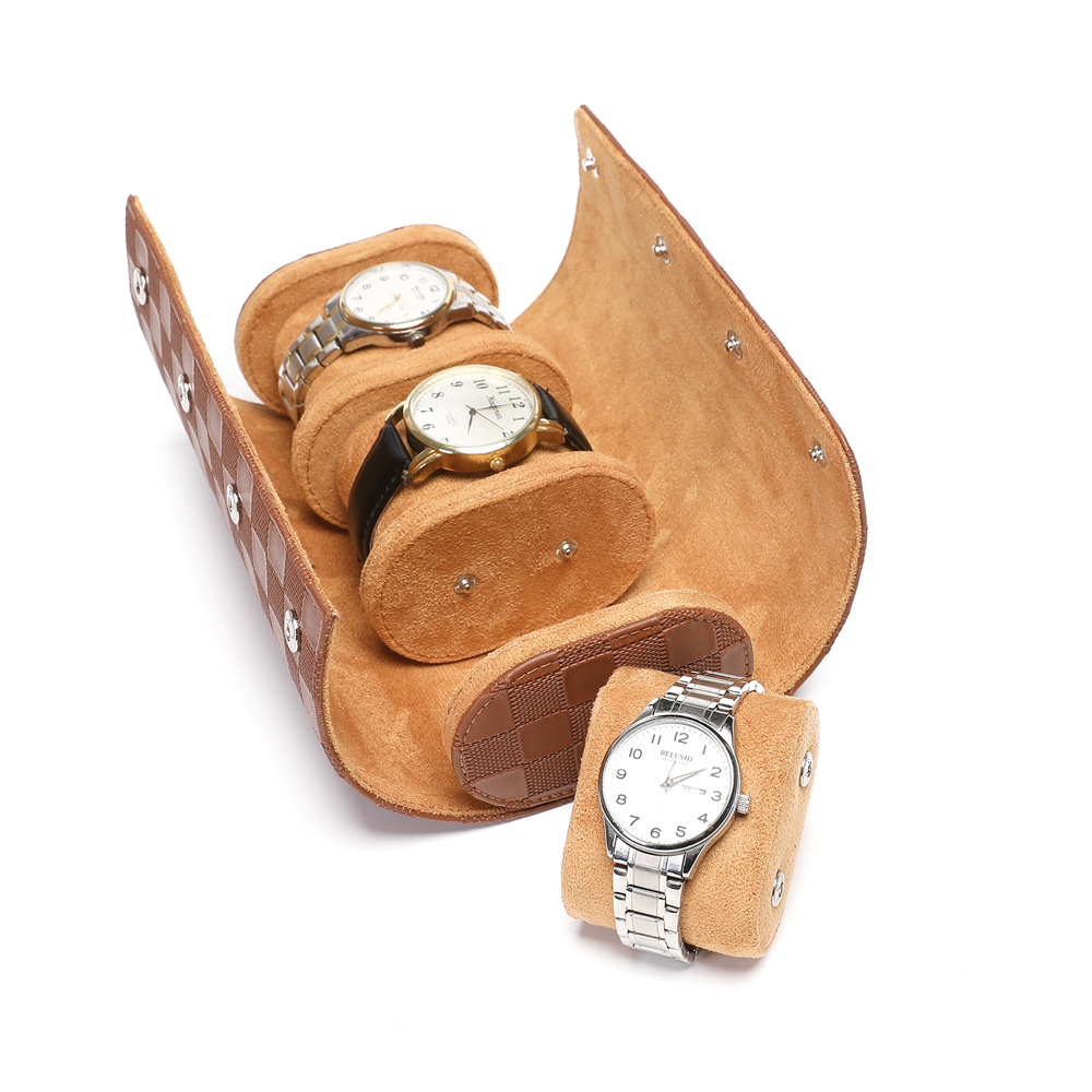 Genuine Leather Watch Roll Cas - đánh giá và giá Luxury Watch Case Travel