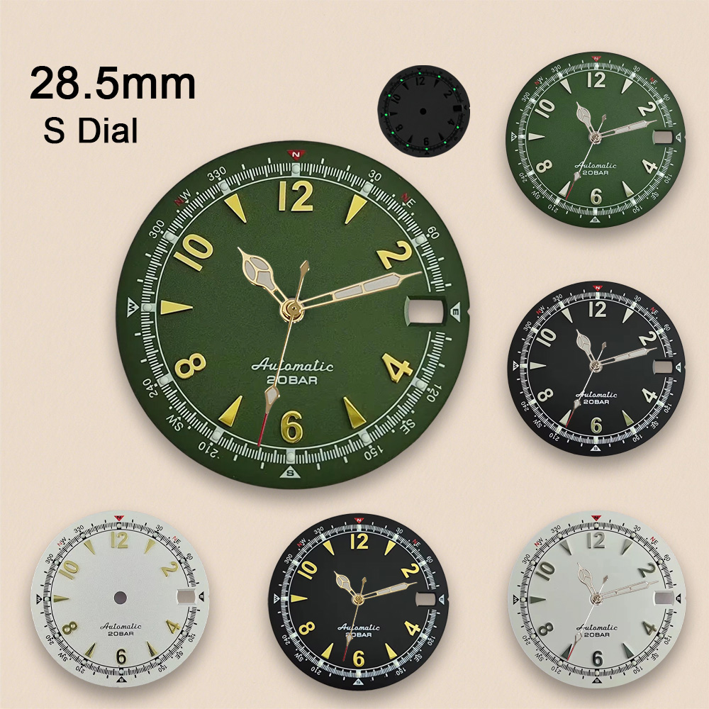 Nh35 Dial S Logo 28.5mm Retro  - đánh giá và giá Seiko Watch 5 Sports