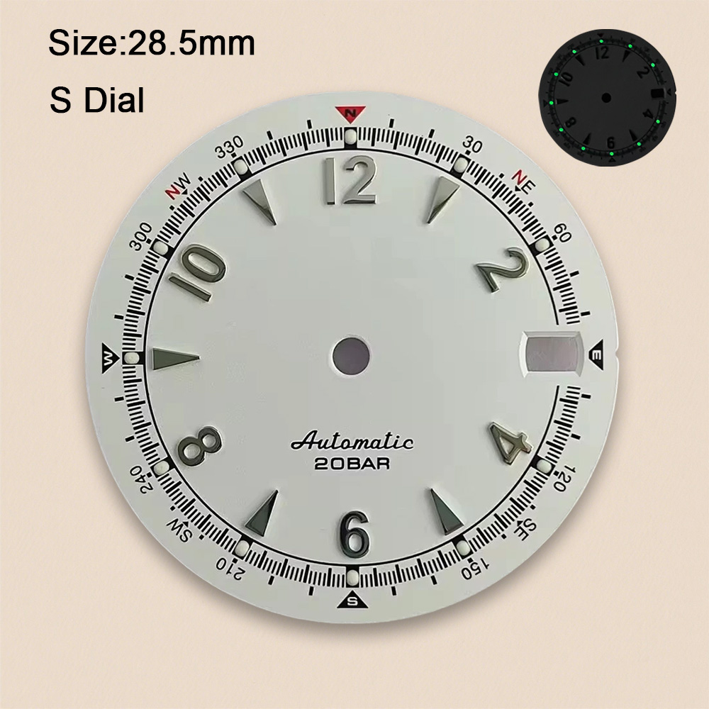 Nh35 Dial S Logo 28.5mm Retro  - đánh giá và giá Seiko Watch 5 Sports
