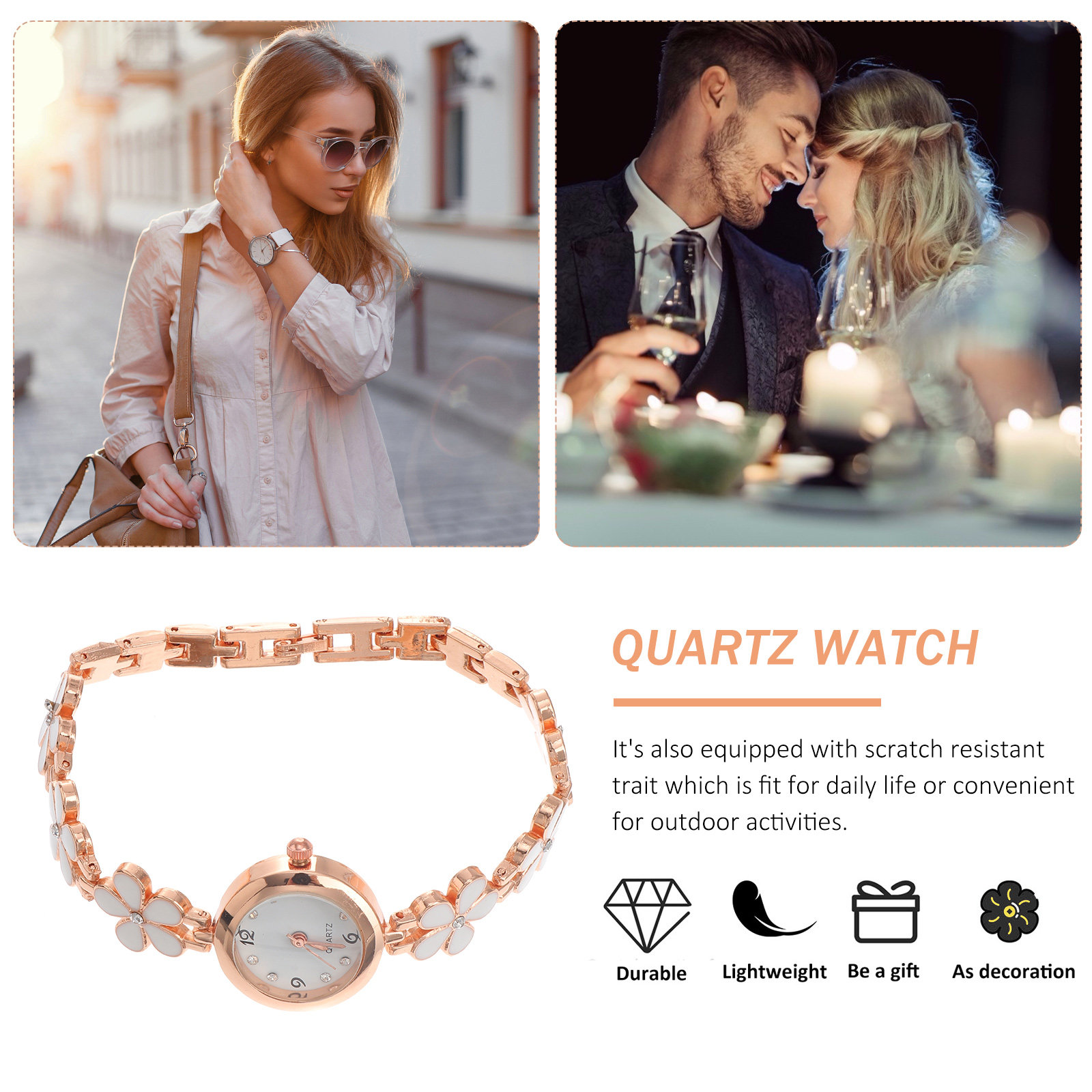 Elegant Crystal Quartz Bracele - đánh giá và giá Luxury Watch Quartz
