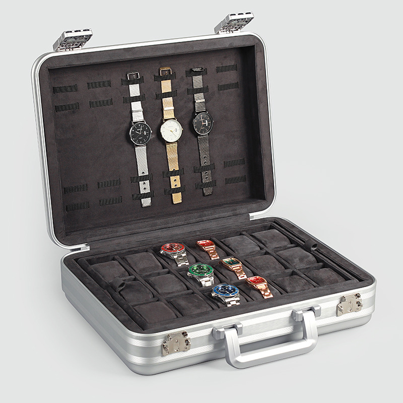 Aluminum Luxury Watch Box Larg - đánh giá và giá Luxury Watch Case Travel