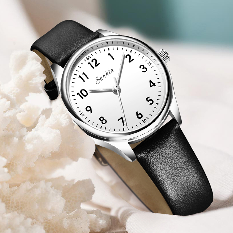 LIGE Simple Women Fashion Blac - đánh giá và giá Luxury Watch White
