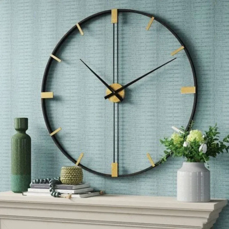 Nordic Wall Clocks Metal Wall  - đánh giá và giá Luxury Watch Wall Clock