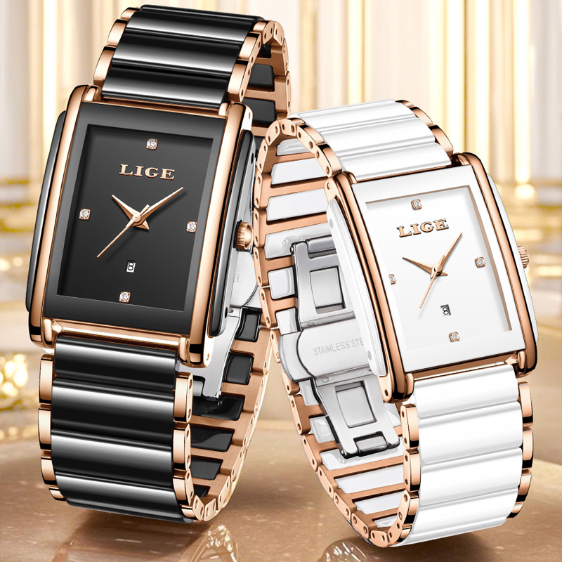 LIGE Fashion Elegant Women's W - đánh giá và giá Luxury Watch Case Travel