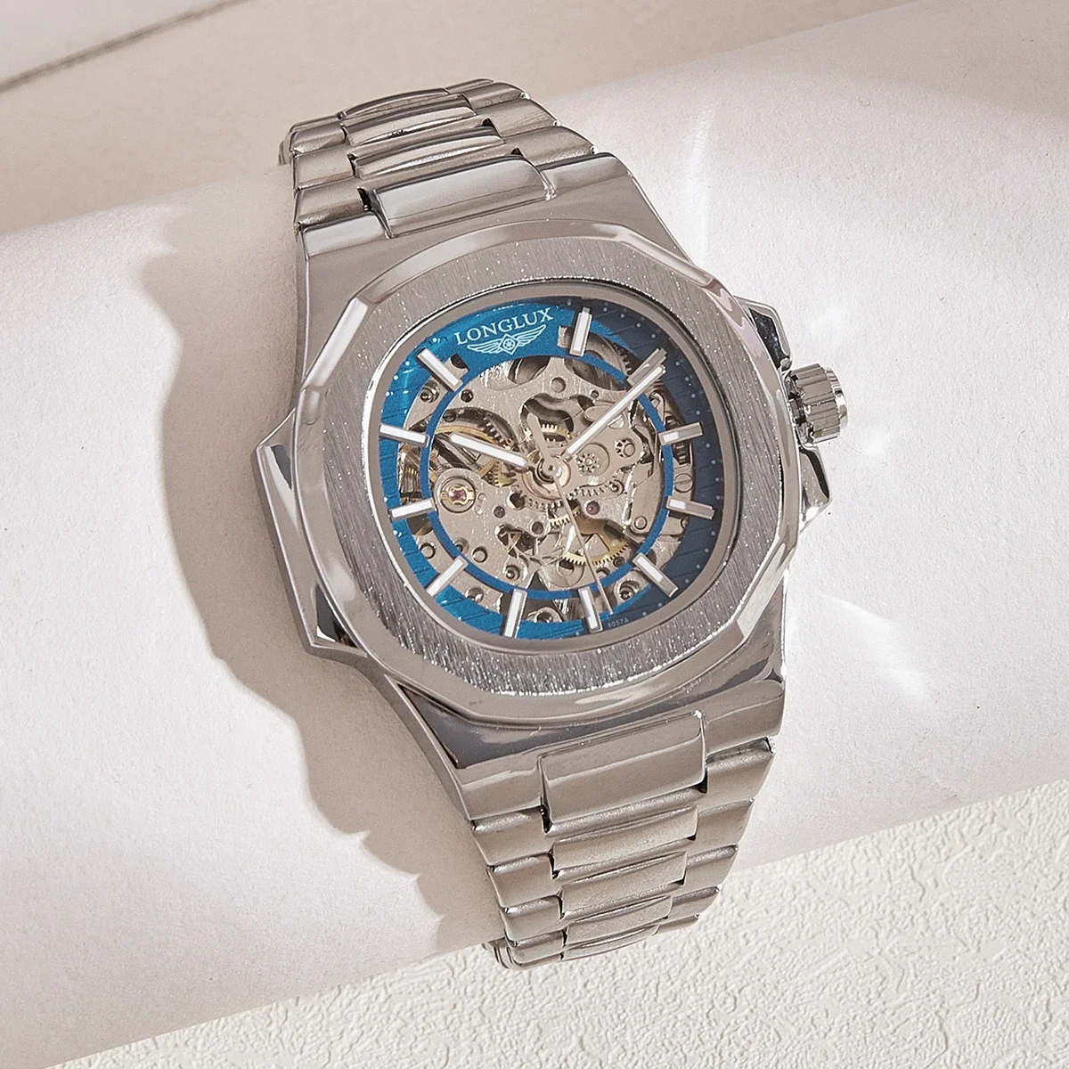 LONGLUX Men Automatic Mechanic - đánh giá và giá Seiko Watch 5 Sports