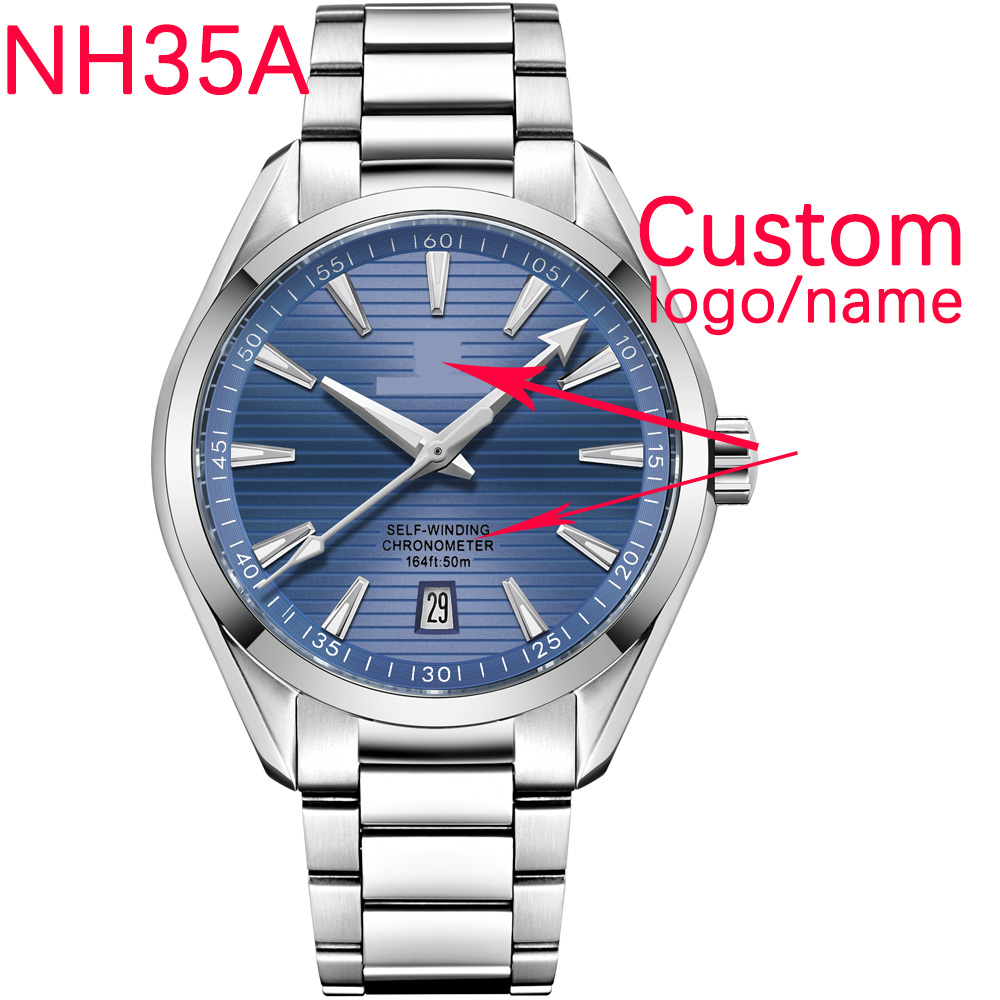 Luxury NH35 Movt Custom Logo 4 - đánh giá và giá Luxury Watch Quality