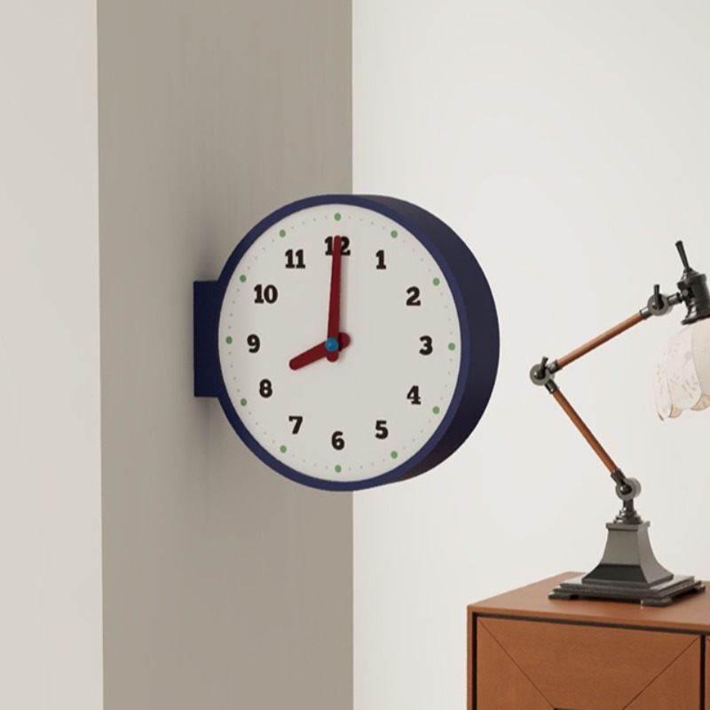 Double Sided Wall Clock Corner - đánh giá và giá Luxury Watch House